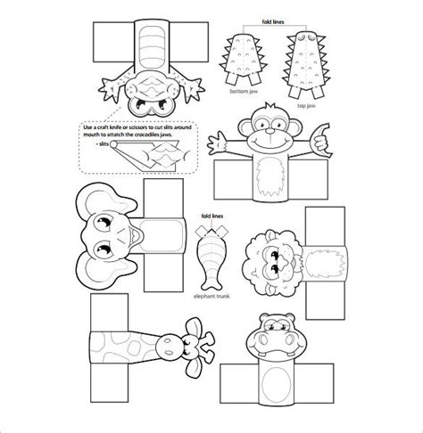 finger puppet templates   documents