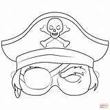 Pirata Maschera Kolorowanka Dzieci Wydruku Druku Kolorowania Maska Pirat Kolorowanki Supercoloring Piraci Maschere Stampare Pirati Gratis sketch template