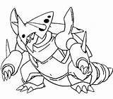 Pokemon Coloring Pages Getdrawings Salamence Ex sketch template
