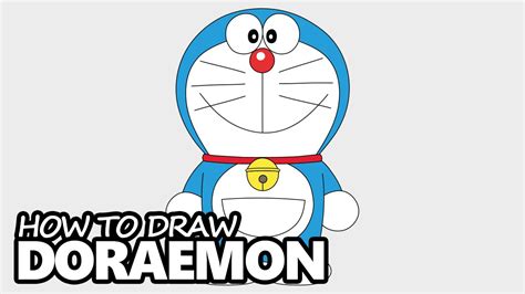 How To Draw Doraemon Easy Step By Step Video Lesson