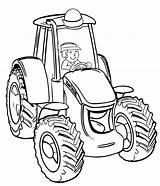 Coloring Tractor Pages Farm Machine Operator Driving Teach Literacy Inspiration Nia Gelis Auf Von Color Birijus sketch template