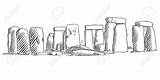 Stonehenge Angleterre Skizze Monumentet Skissar Historiska Historische Englands Monuments Henge Historical sketch template