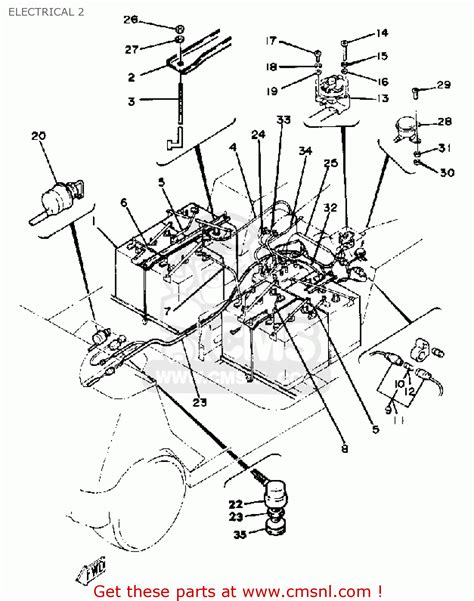 yamaha  golf cart parts diagram