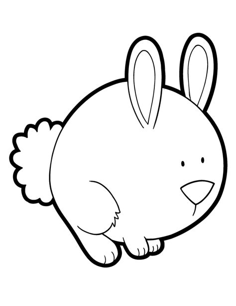 cute bunny coloring pages    print