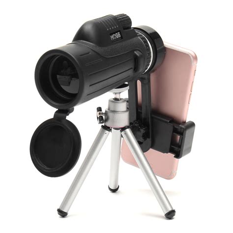 neufu hd telescope optique zoom  tube unique trepied en alliage daluminium clip camera