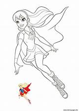 Girls Super Coloring Hero Supergirl Pages Dc Printable Girl Imprimer Coloriage Héros Heros Dessin Coloriages Les sketch template
