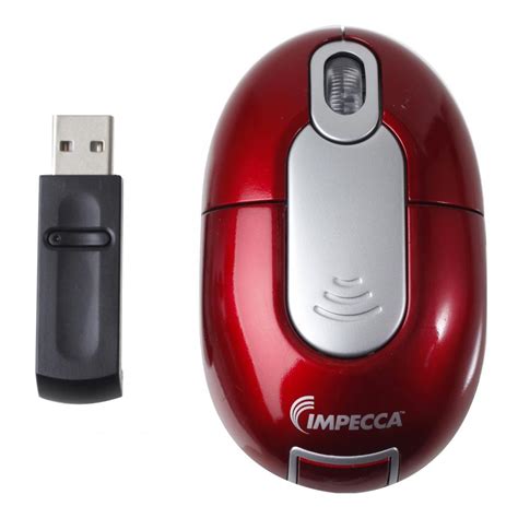 wireless optical mouse redsilver