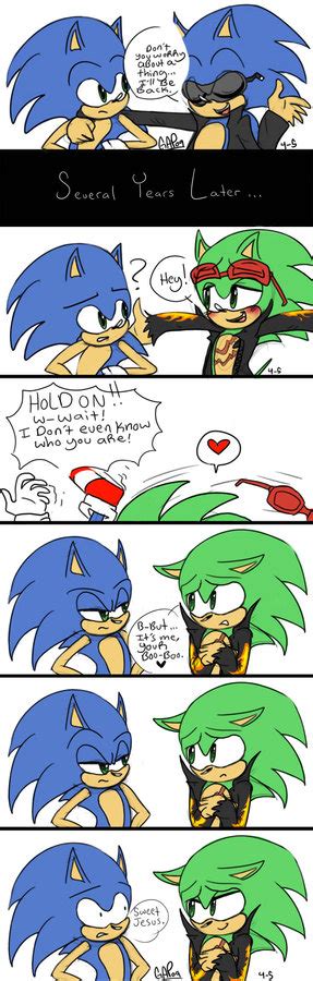 Sonic Don T Know Ho S Scourge Sonic Forever Fan Art