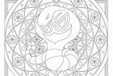 Pokemon Coloring Arbok Choose Board sketch template