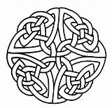 Celtic Mandala Coloring Pages Sea Knot Mandalas Knots sketch template