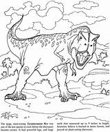 Dover Coloring Dinosaur sketch template