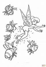 Coloring Pages Iridessa Disney Tinkerbell Fairy Birds Color Adult Main Drawing Skip sketch template