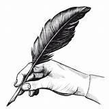 Feather Pen Clip Cliparts Clipart Attribution Forget Link Don sketch template