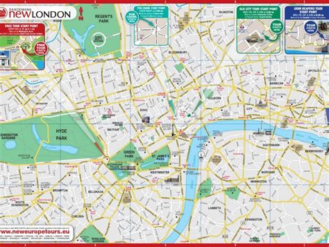 printable london street map globalsupportinitiative pertaining