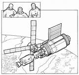 Ruimtevaart Kleurplaat Kleurplaten Geschiedenis Skylab Raumfahrt Malvorlage Persoonlijke sketch template