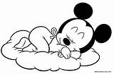 Mickey Baby Coloring Pages Mouse Disney Minnie Clipart Cartoon Babies Print Goofy Sleeping Pluto Library Coloringhome Miracle Timeless Printable Popular sketch template