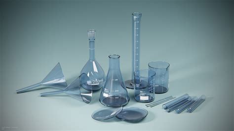 Artstation Laboratory Glassware Set Resources