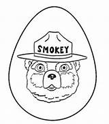 Bear Smokey Coloring Pages Camping Personal Many Simple Use Used Embroidery Patterns Kids Drawing Kat Via Cache sketch template