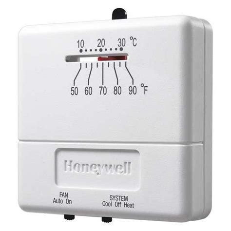 honeywell ctae  heat  cool  programmable thermostat  stages   mv