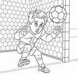 Calcio Tema Keeper Jongetje Blogmamma Portiere Poort Voetbal Palla Fischietto Cartellini Suoi Arbitro sketch template