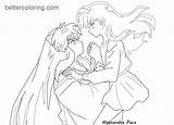 Inuyasha Kagome Template sketch template