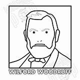 Wilford Woodruff sketch template