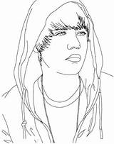 Bieber Justin Hoodie Coloring Wearing Netart Kleurplaten Pages Uitprinten Kleurplaat Downloaden sketch template