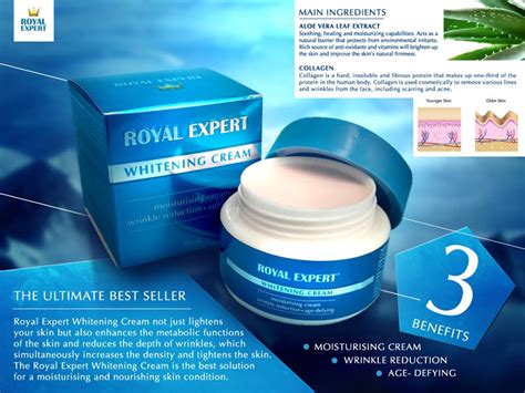 royal beauty cares   apply skin whitening cream   face