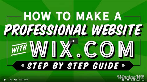 stunning wix website step  step video tutorial