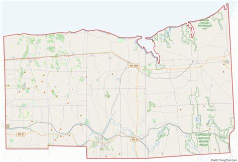 map  wayne county  york