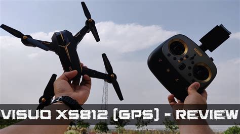 visuo xs gps drone flight test review youtube