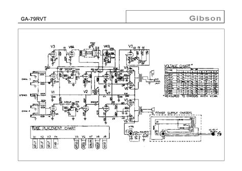 gibson ga rvt schematic service manual  schematics eeprom repair info