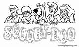 Doo Scooby Print Dooby sketch template