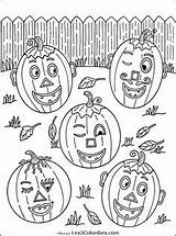 Coloring Expression Pages Halloween Designlooter Printable Color Key According Match Each Different Kids So Make sketch template