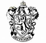 Gryffindor Potter Harry Hogwarts Crest House Crests Coloring Printable Pages Logo Houses Colors Colouring Badge Color Christmas Logos Stencils Print sketch template