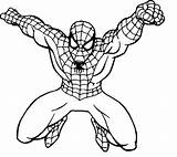 Coloring Pages Spider Man Spectacular Spiderman Color Popular sketch template
