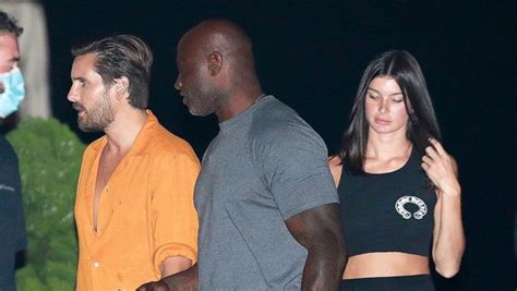 scott disick heads to dinner with mystery gorgeous