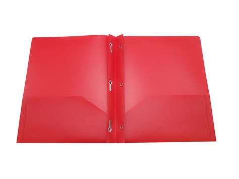 gear  pocket poly folder  prongs red walmartcom