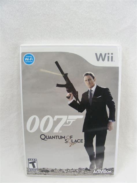 james bond 007 quantum of solace nintendo wii 2008 complete tested