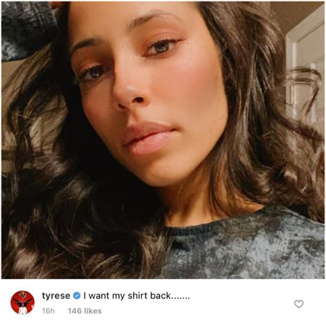 I Want My Shirt Back Tyrese Derails His Wife Samantha S Ig Post By