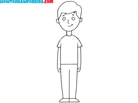 draw  cartoon person easy drawing tutorial  kids