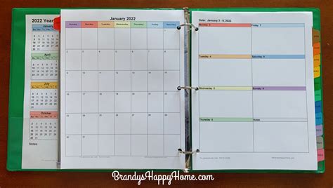 paper paper party supplies monthly calendar  weekly planner
