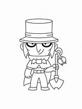 Brawl Stars Mortis Coloring Pages Printable sketch template