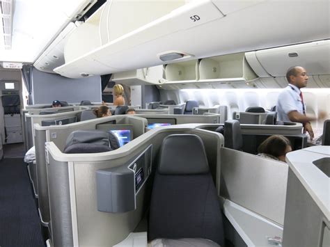 review american   business class seat