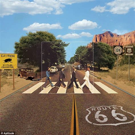 classic album covers reworked to reveal wider view of iconic images daily mail online