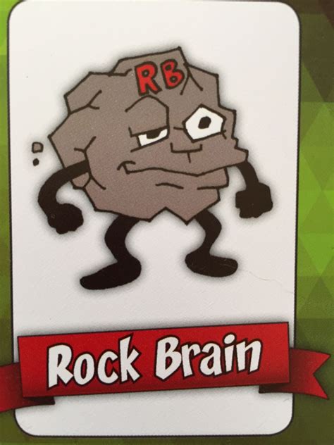rock brain   people  stuck   ideas social skills