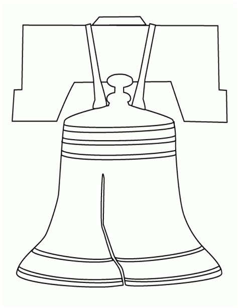 liberty bell coloring page printable   liberty bell