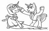 Coloring Pages Princess Cadence Coloring4free Cartoons Printable Armor Shining Pony Little sketch template
