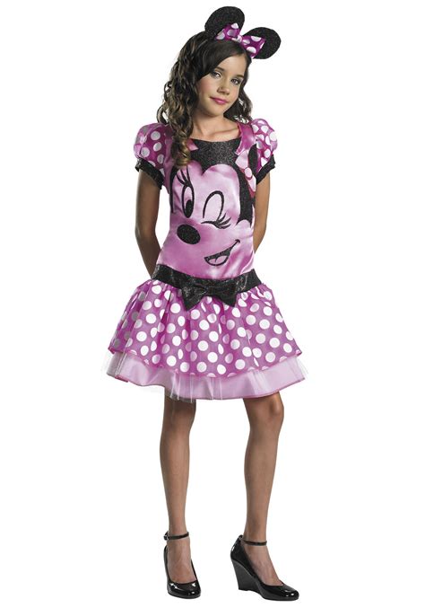 Girls Pink Minnie Mouse Costume Halloween Costume Ideas 2019