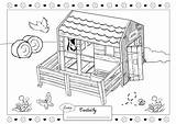 Horse Colouring Stables Toy Sheet Coloring Printable Pages Now sketch template